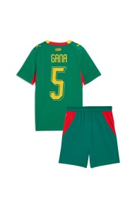 Senegal Idrissa Gueye #5 Jalkapallovaatteet Lasten Vieraspeliasu MM-kisat 2026 Lyhythihainen (+ Lyhyet housut)
